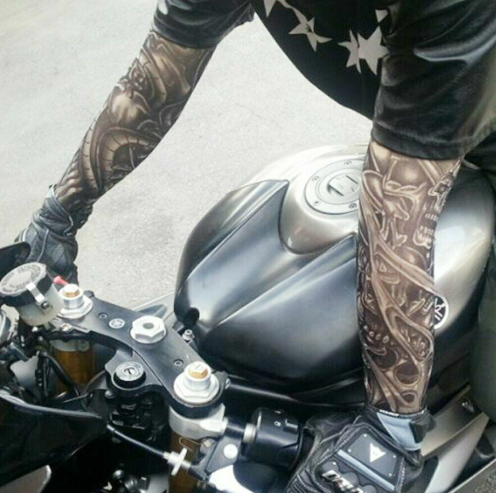 10PCS Tattoo Cooling Arm Sleeves Cover Unisex Sports Outdoor UV Sun Protection