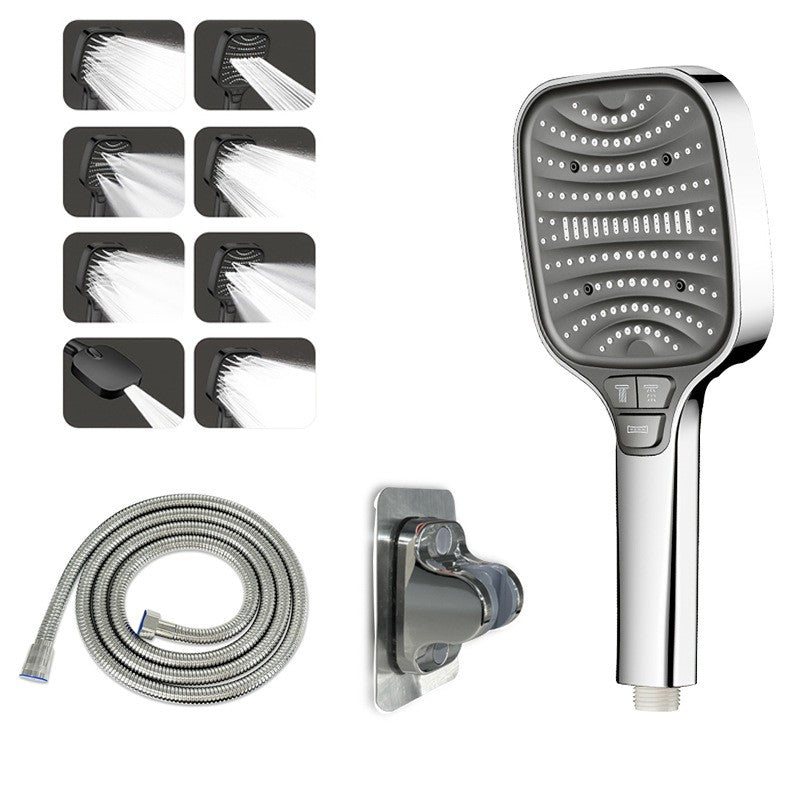 High Pressure Shower Head 8 Settings Handheld Shower Spray with 5 FT Hose+Holder