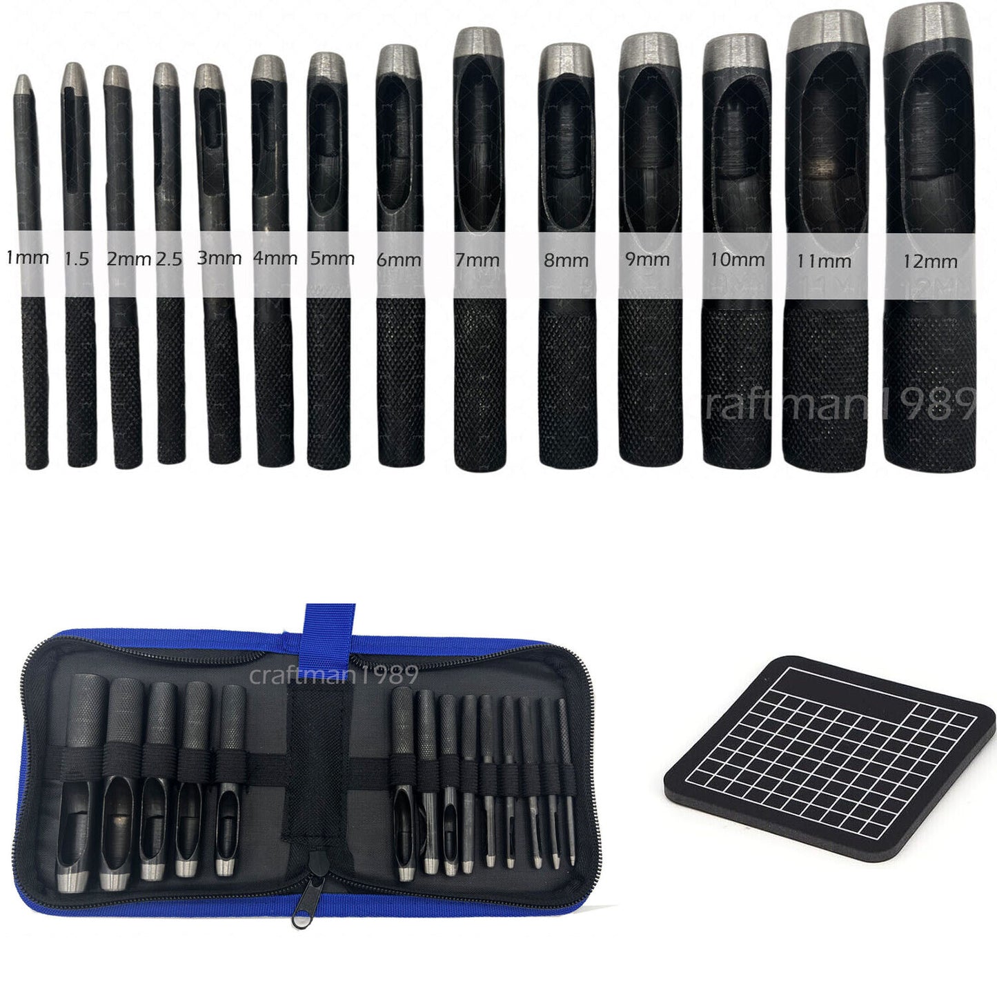 Leather Hole Punches round Hole Punch Set Hollow Punch Set DIY Leather Punch Set