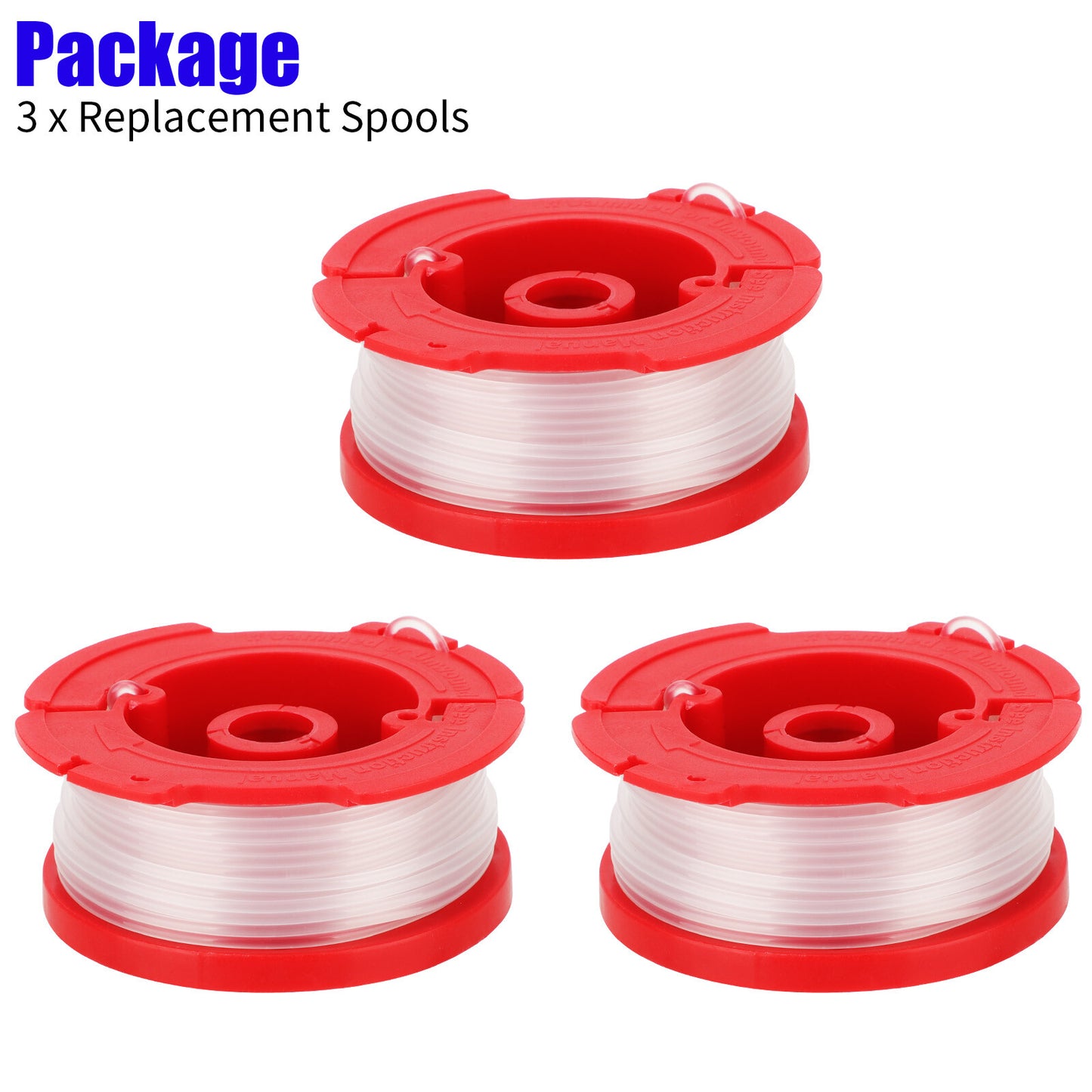 3X 30Ft Replacement String Weed Grass Trimmer Line Spool for Craftsman CMCST900
