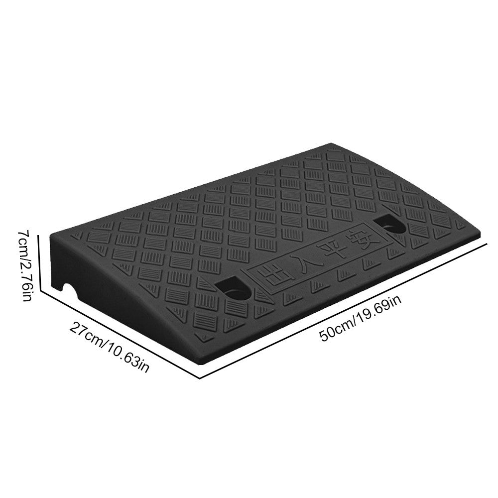Heavy Duty Driveway Ramp Curb Ramp for Driveway Tread & Threshold Portable Ramp