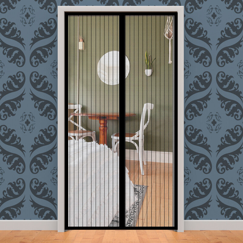 Magnetic Screen Door Mesh Curtain Heavy Duty Mosquito Net Bug Hands Free Closer