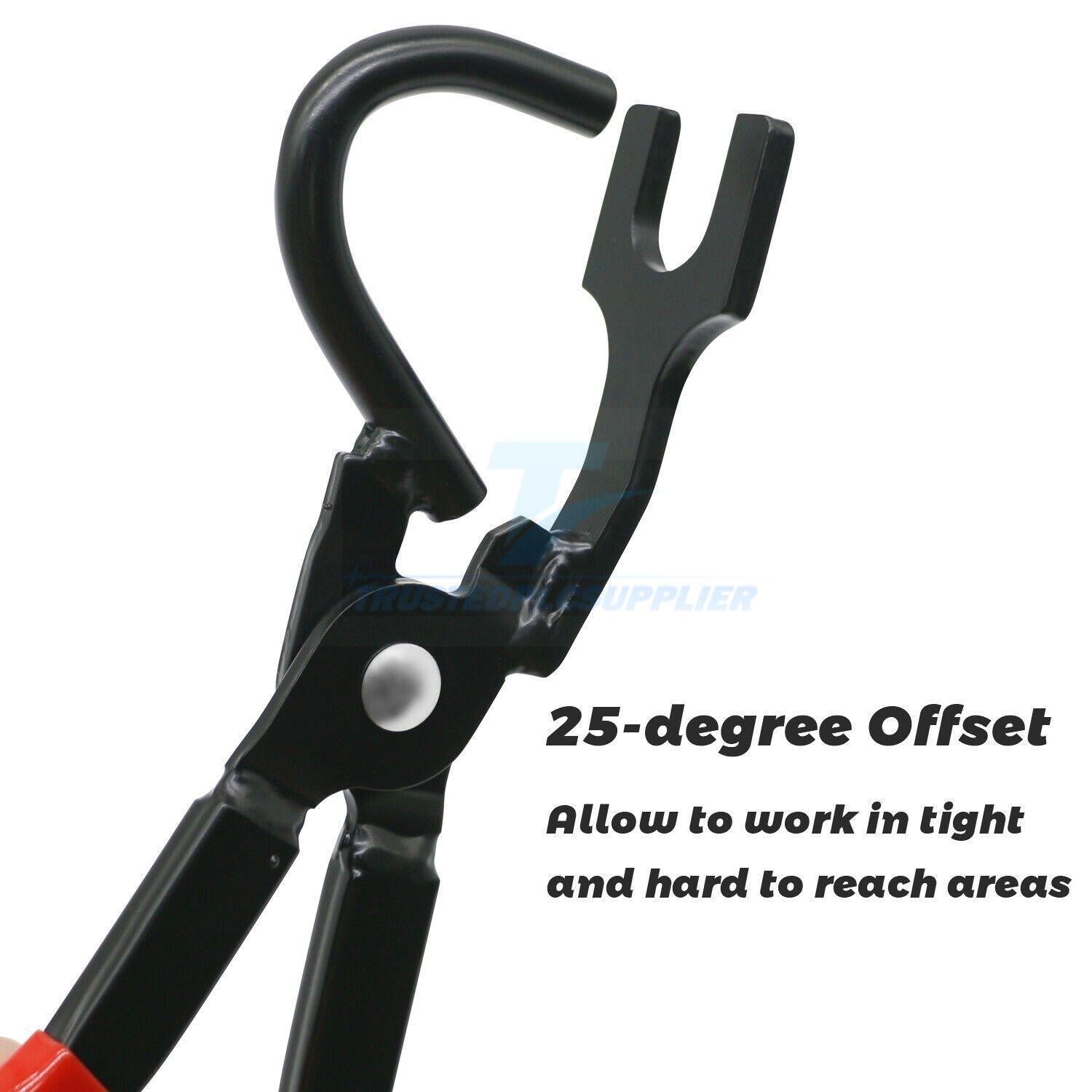 Heavy Duty Exhaust Hanger Removal Pliers Grommets Removal Tool Muffler Rubber Hanger Plier