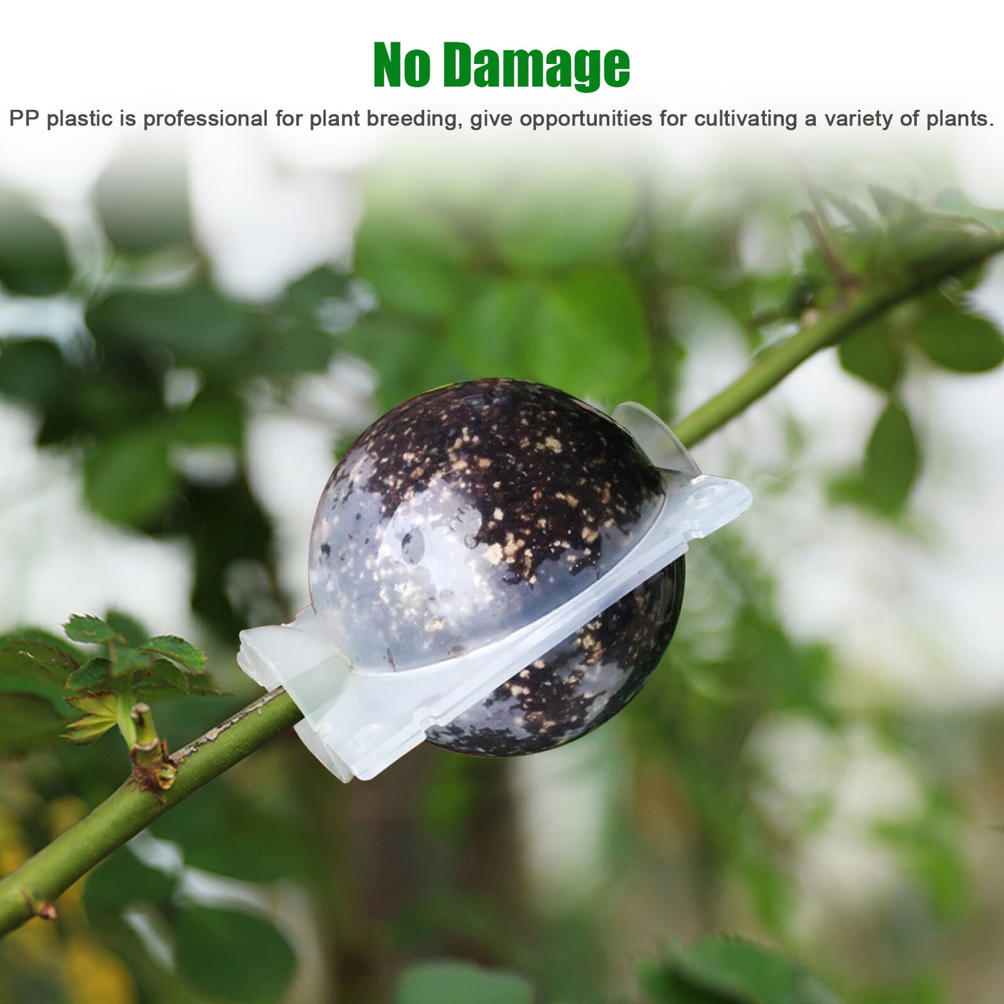 10PCS Reusable Plant Root Growing Box Air Layering Pods High Pressure Grafting Box