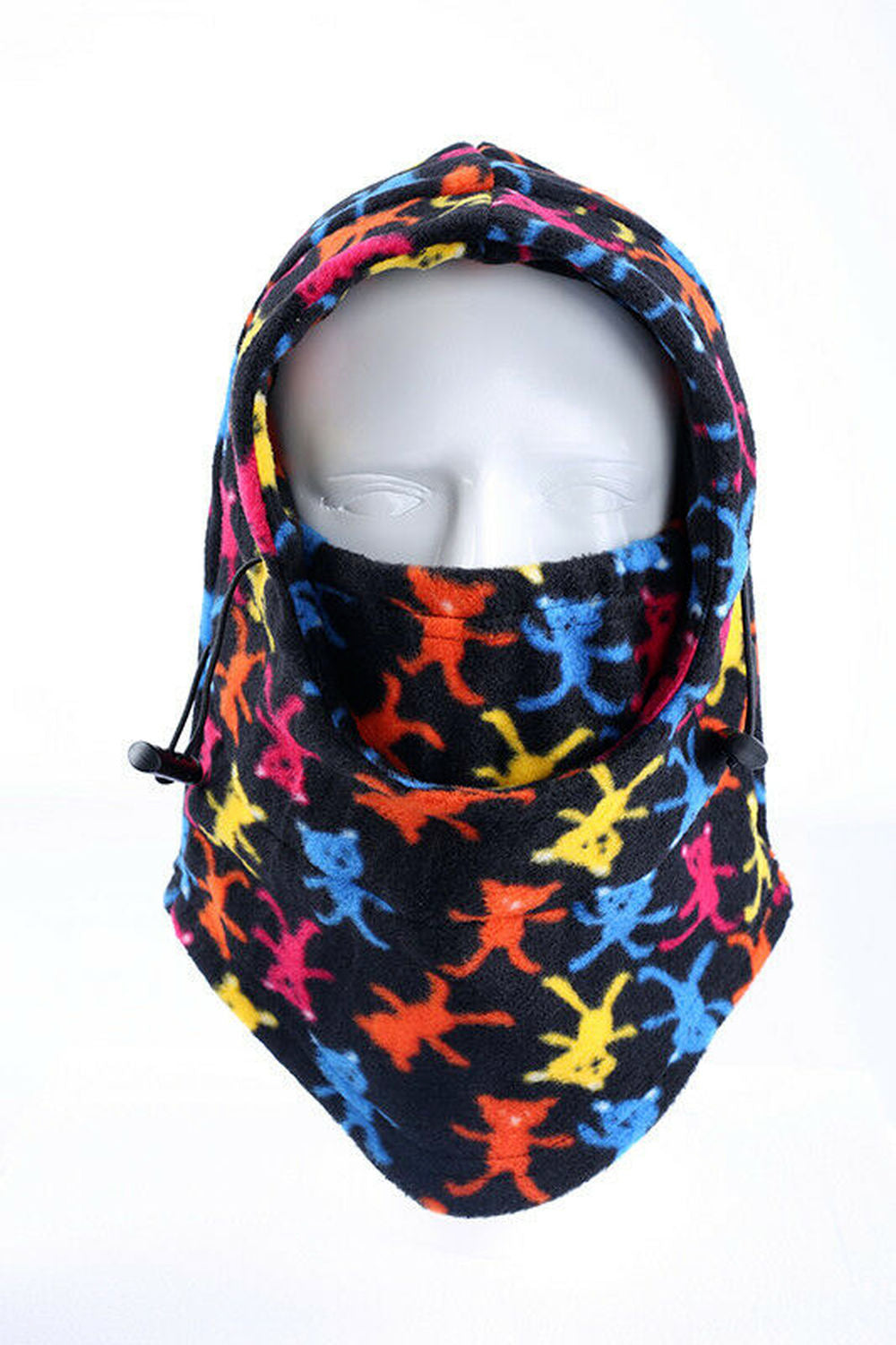 Camo Windproof Fleece Neck Warm Balaclava Ski Full Face Mask for Cold Weather