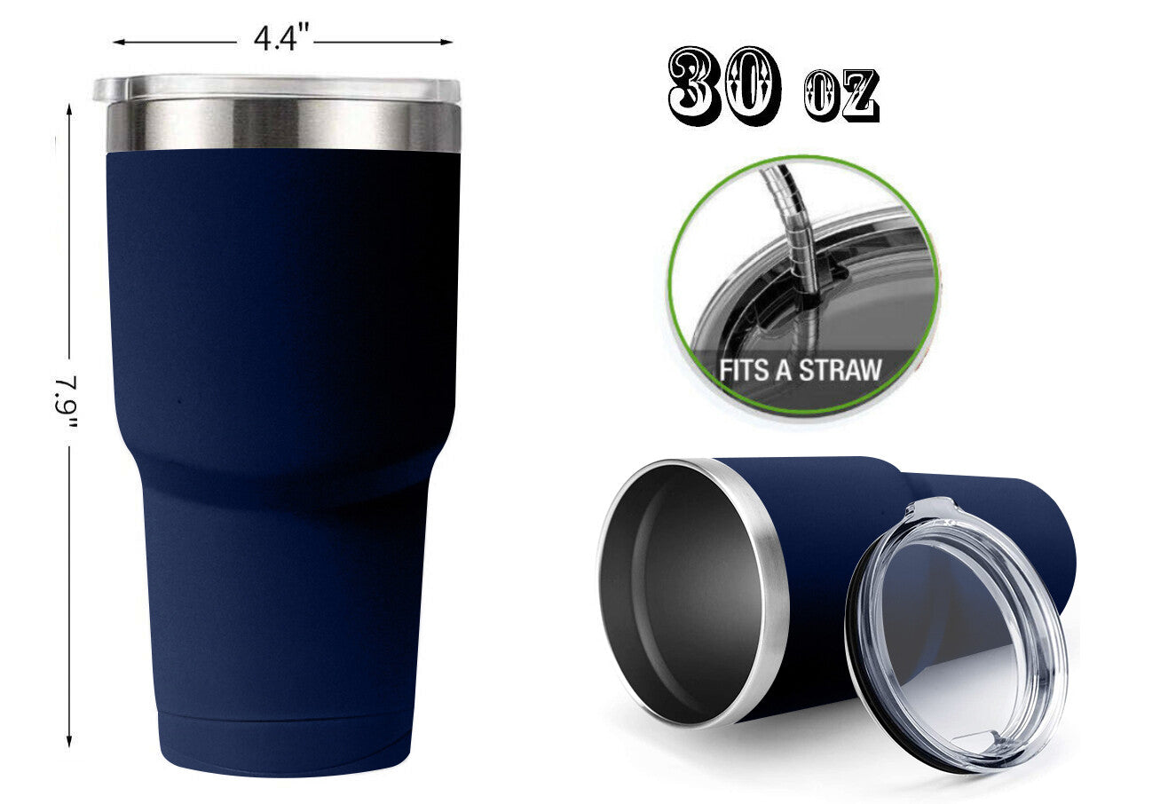 Tumbler 30Oz Stainless Steel Vacuum Double Wall Insulation Travel Sport Bottle