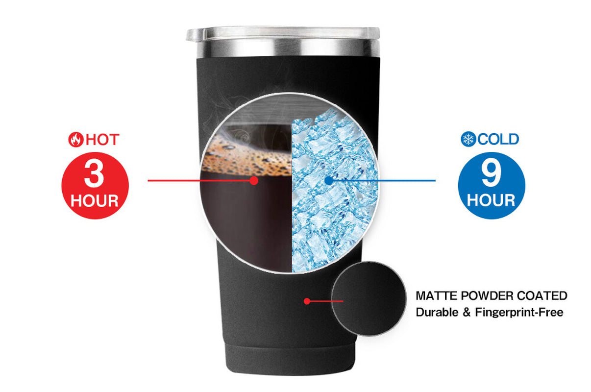 Tumbler 30Oz Stainless Steel Vacuum Double Wall Insulation Travel Sport Bottle