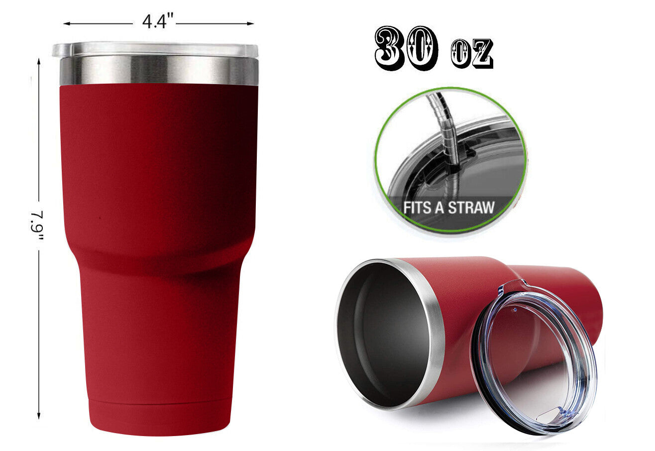 Tumbler 30Oz Stainless Steel Vacuum Double Wall Insulation Travel Sport Bottle