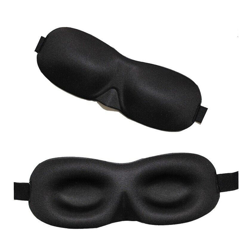 NEW 3D Sleeping Eye Mask for Men Women Soft Pad Blindfold Cover Travel Sleep USA