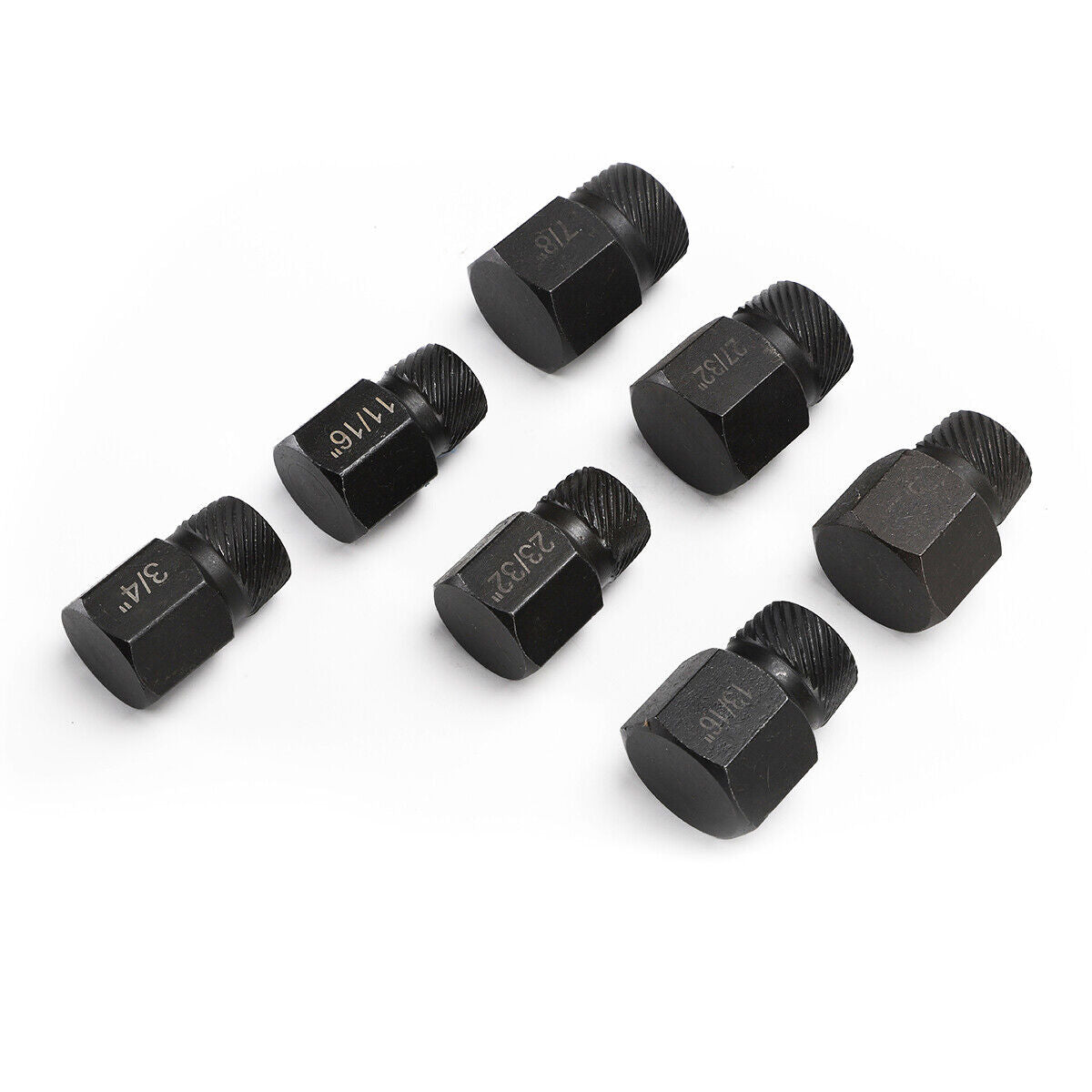 25-Piece Easy Out Screws Bolt Extractor Socket Set Hex Head Rounded Bolt Remover
