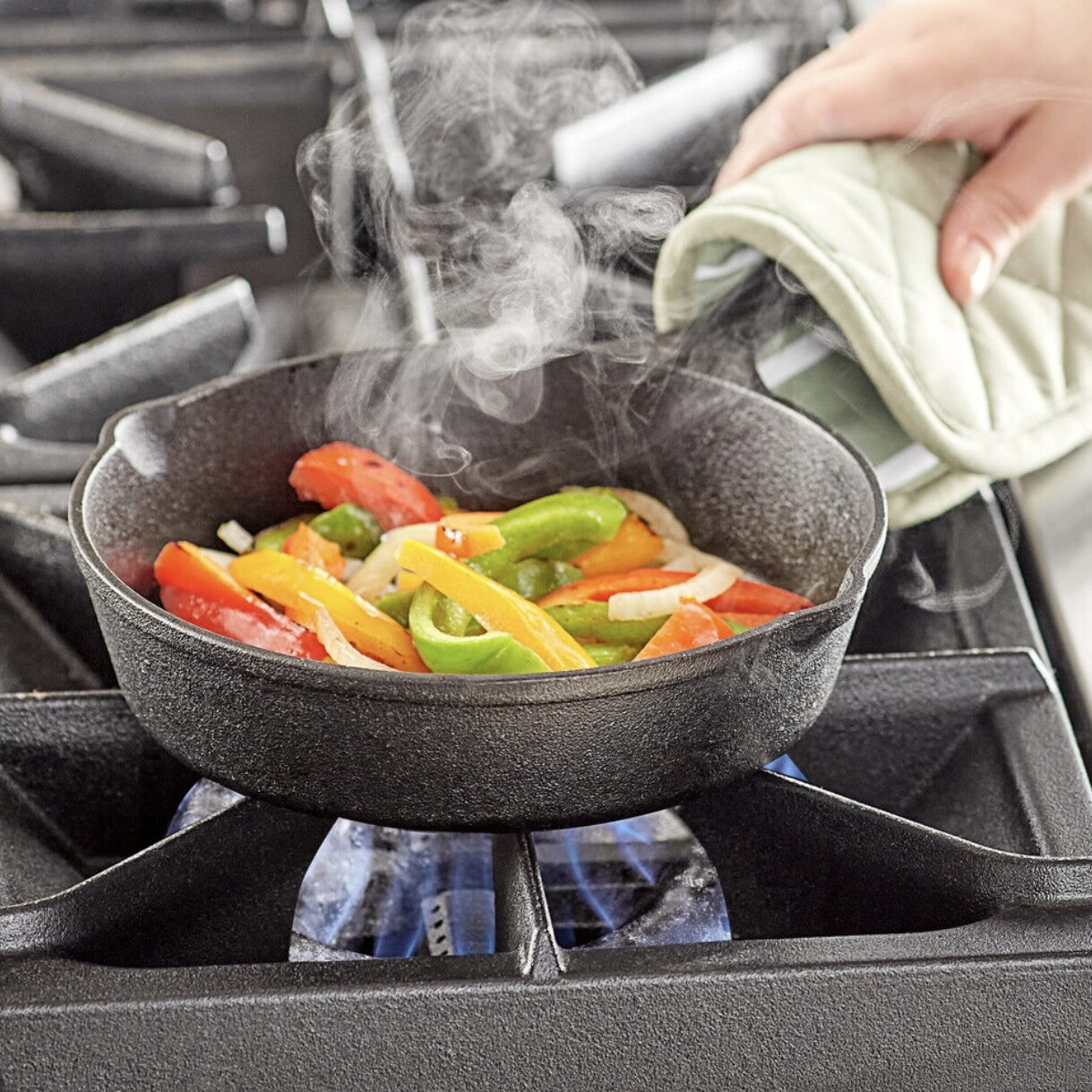 Heavy Duty Pre-Seasoned Cast Iron Skillet Pan 6”, 8”, or 10.25 Inch