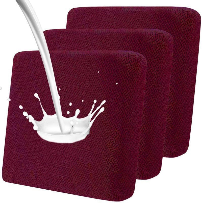 2pcs 100% Waterproof Patio Stretch Sofa Cushion Covers Outdoor Chair Cushion Covers