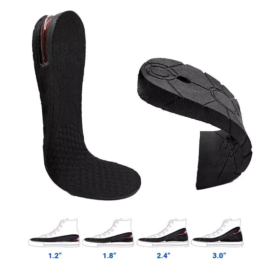 Shoe Lift Height Increase Insole Foot Pad Insert Riser Footpad Unisex