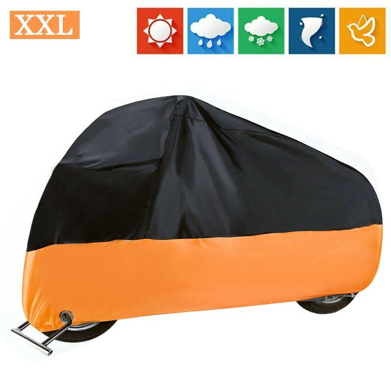 Motorcycle Cover Bike Waterproof Outdoor Rain Dust Sun UV Scooter Protector XXL