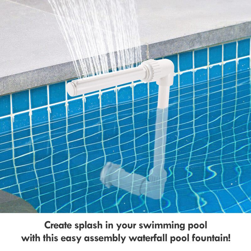 Swimming Pool Waterfall Fountain in Ground above Ground Pool Fountain Sprinkler