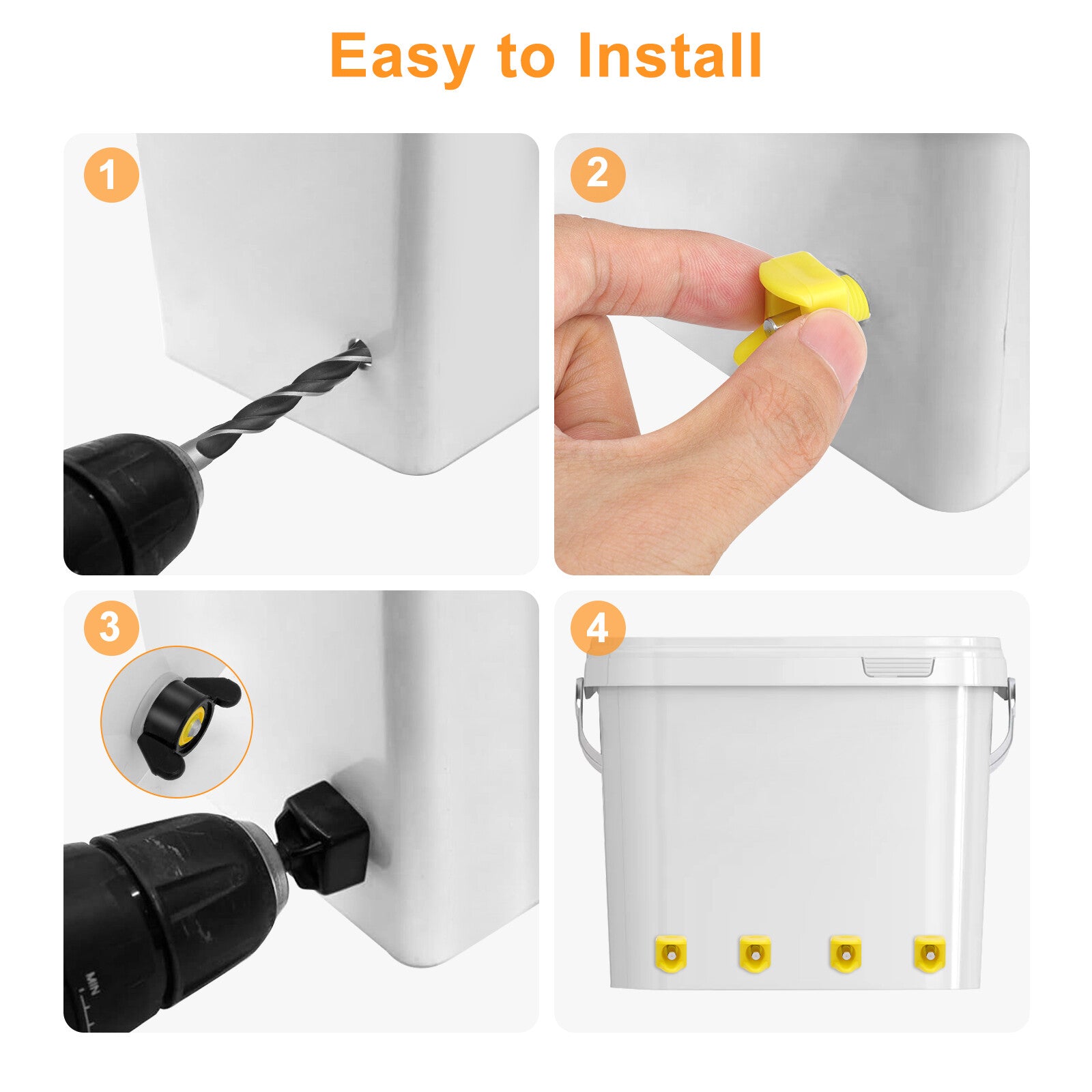 15Pcs Automatic Chicken Water Nipples Easy to Install Horizontal Poultry Waterer