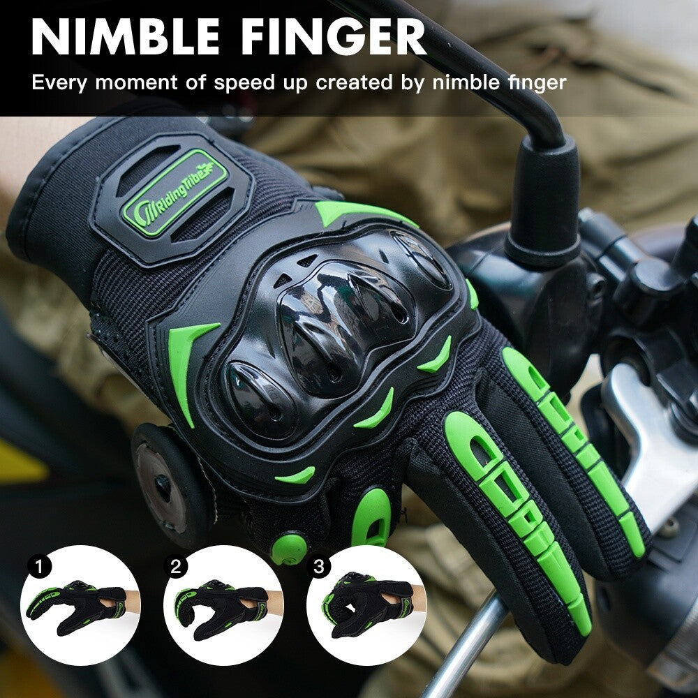 Motorcycle Gloves for Men Women Full Finger Touchscreen Motorbike Riding Gloves