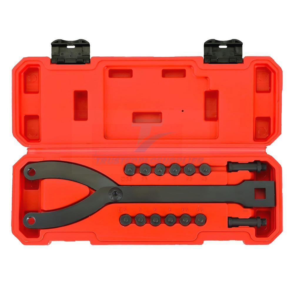 Adjustable Variable Pin Spanner Wrench Tool 1/4In-5In Pulley Puller Remove New