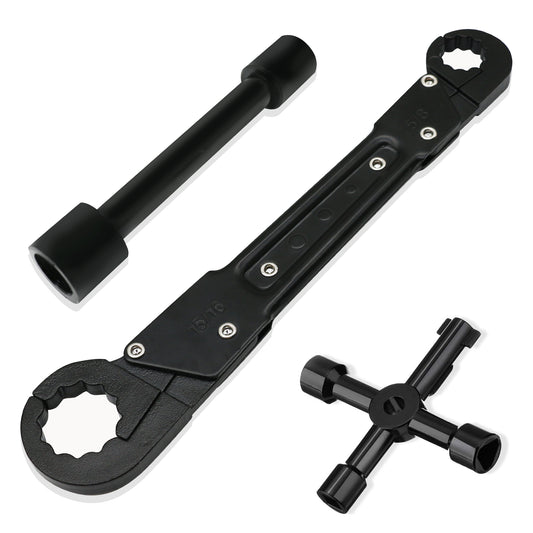 Multi-Use Angle Stop Wrench – Plumbing Tool Kit for Installation & Removal Tasks