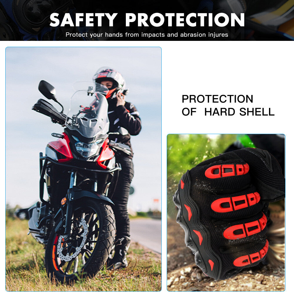 Motorcycle Gloves for Men Women Full Finger Touchscreen Motorbike Riding Gloves