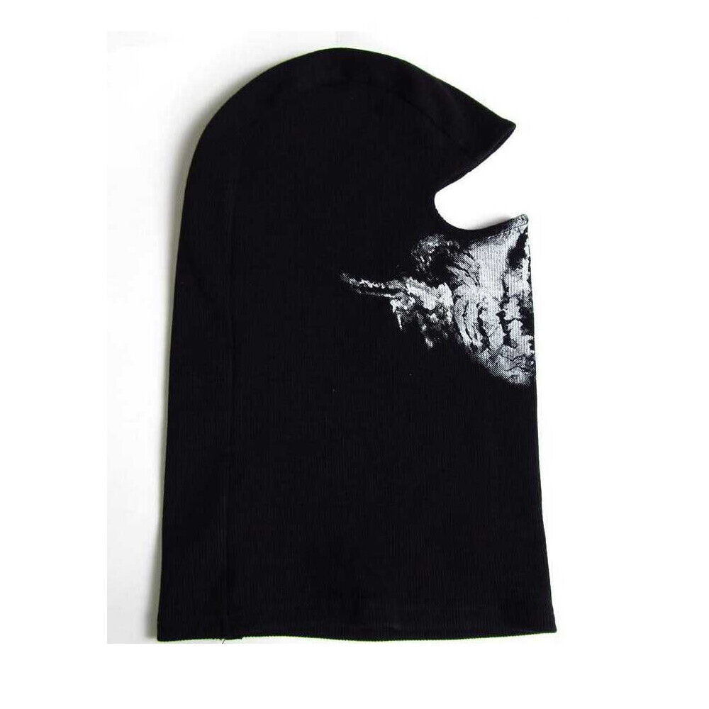 Motorcycle Game Balaclava Hood Ghost Skull Full Face Cover CS Halloween Mask