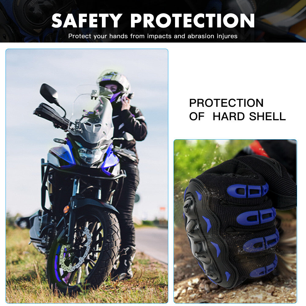 Motorcycle Gloves for Men Women Full Finger Touchscreen Motorbike Riding Gloves