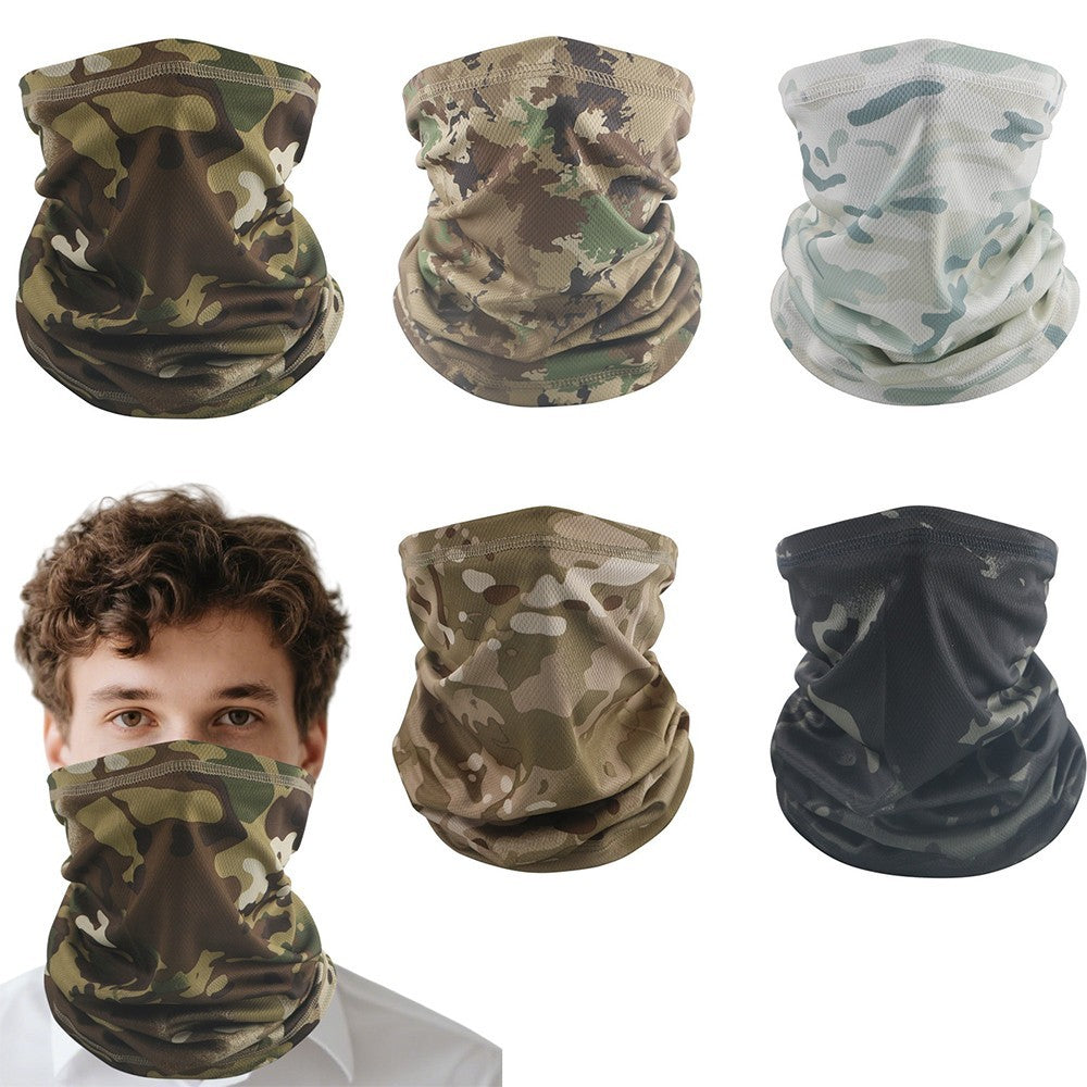 5 Pack Neck Gaiter Bandana Face Mask Sun Cooling Scarf Gator Cover Head for Men
