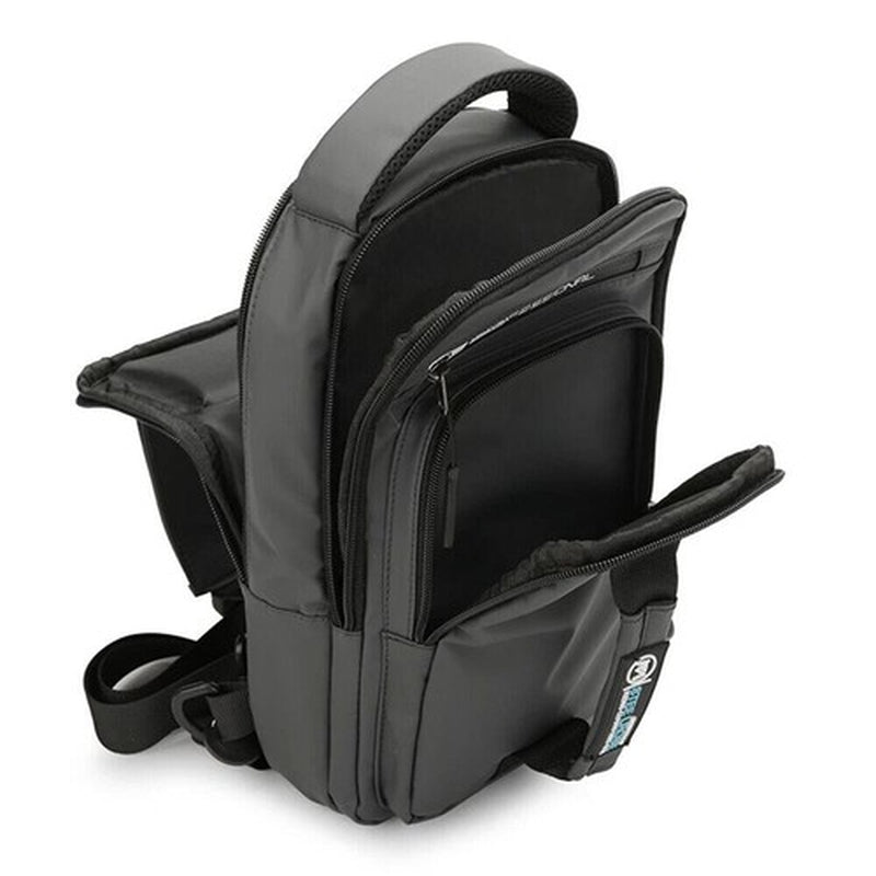 Men’s Anti-Theft Sling Crossbody Chest Bag with USB Charging Port