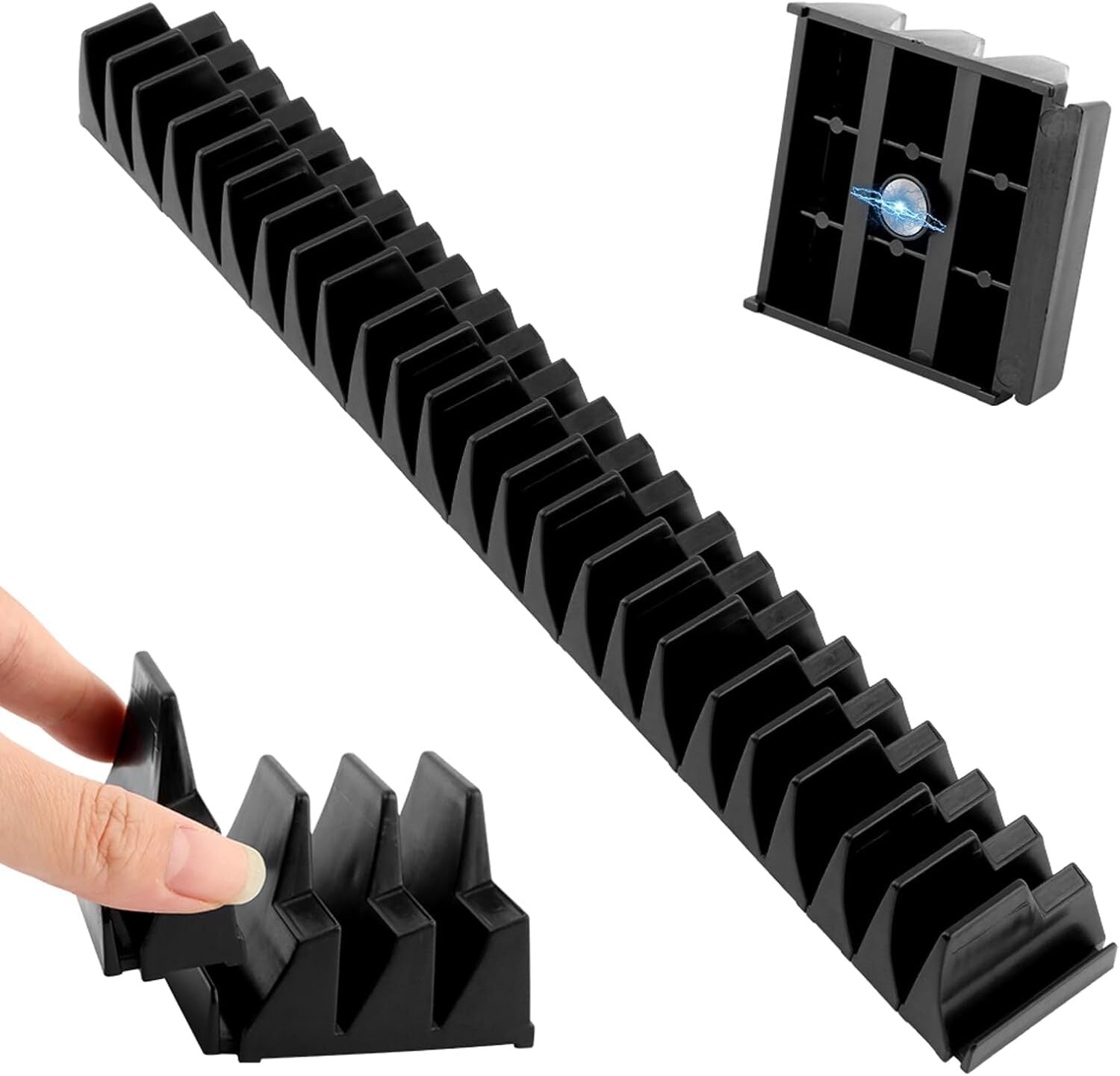 40X Magnetic Modular Wrench Organizer Compact Tool Storage Slots Hold Tools SAE