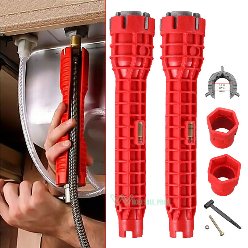 8 in 1 Faucet and Sink Installer Multi Tool Plumbing Repair Removal Tool USA