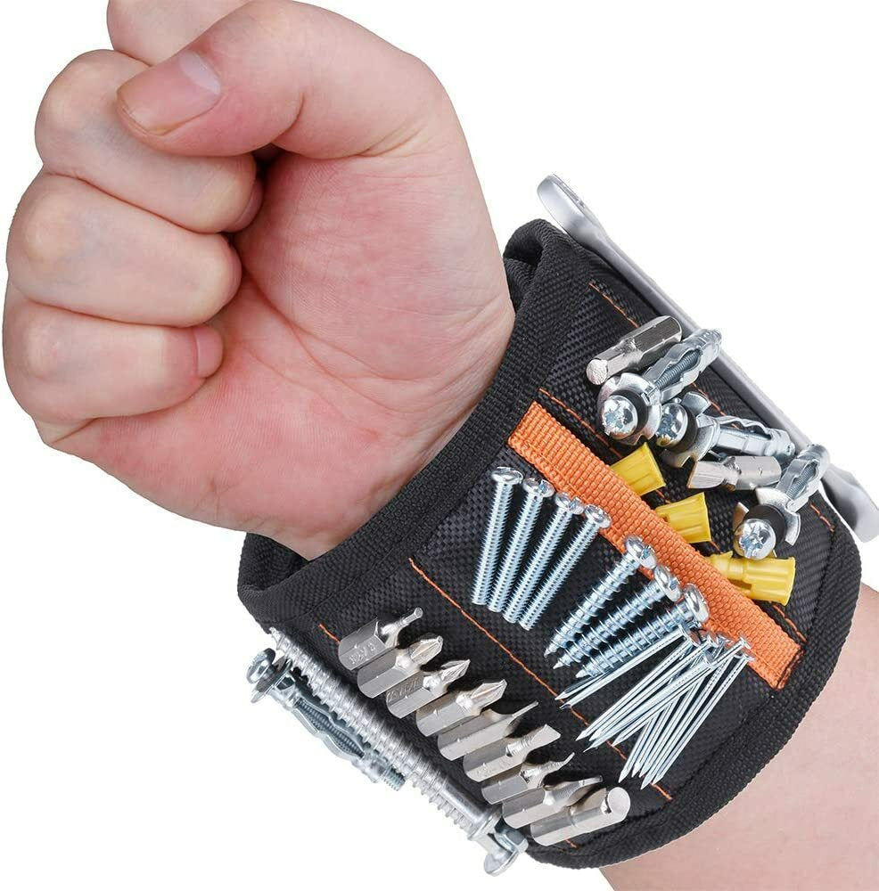 Magnetic Wristband Strong Magnets for Holding Wrench Screw Nail Bit DIY Handyman