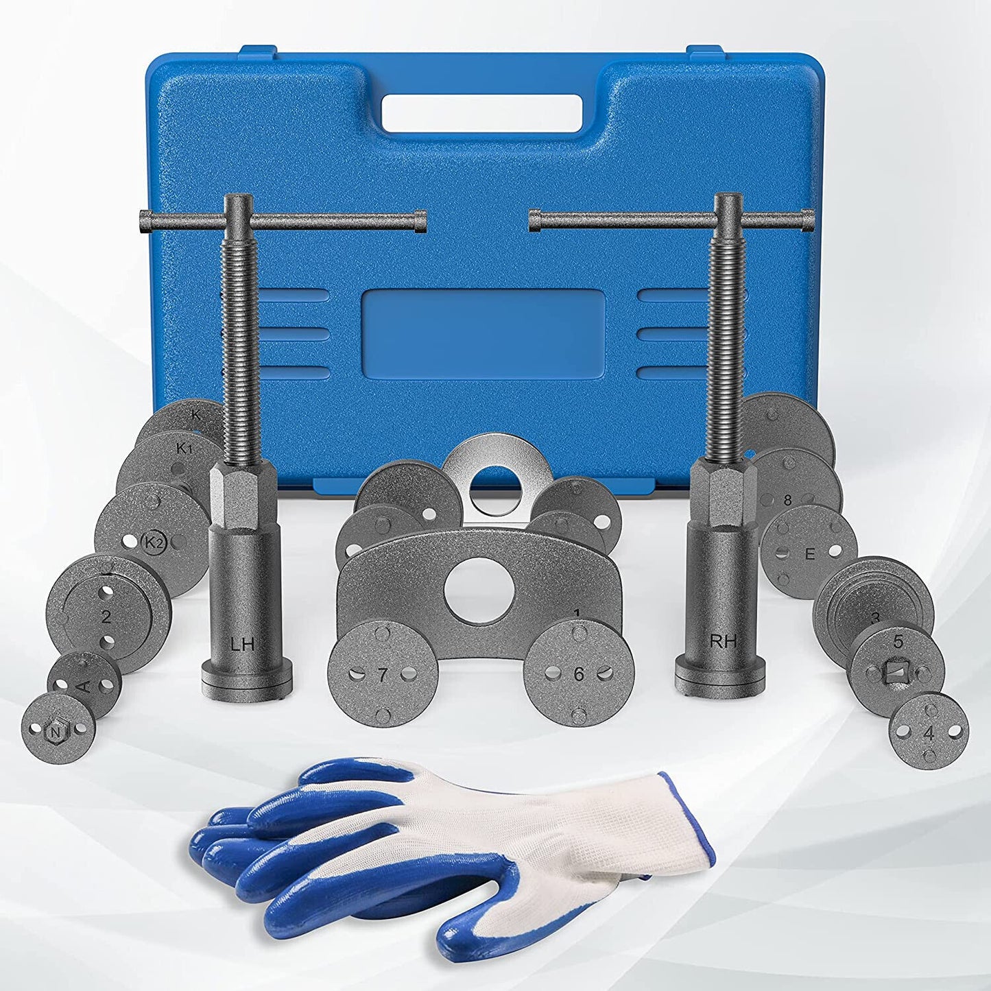 Universal Disc Brake Caliper Brake Piston Wind Back Rewind Hand Tools Total 27PCS