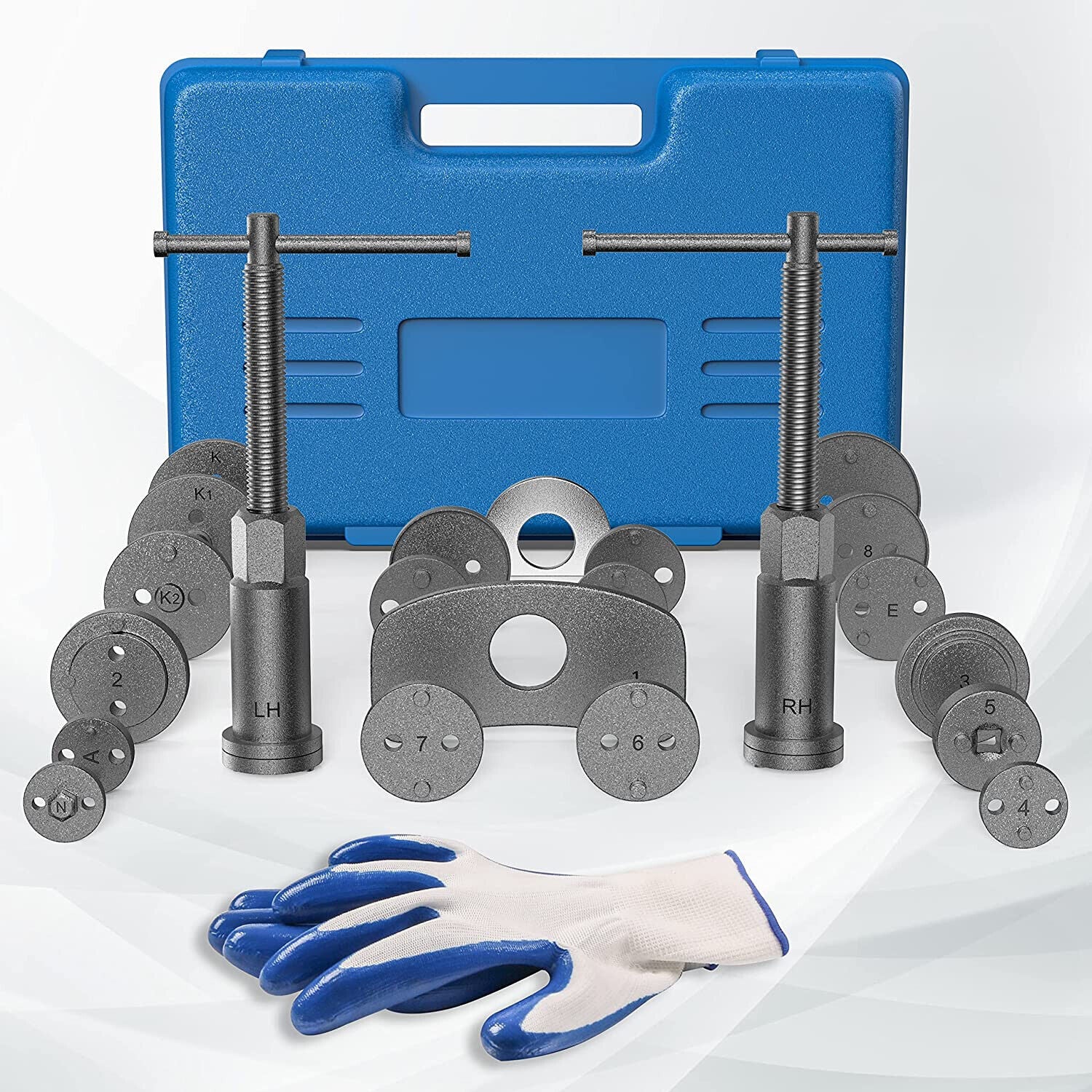 Universal Disc Brake Caliper Brake Piston Wind Back Rewind Hand Tools Total 27PCS