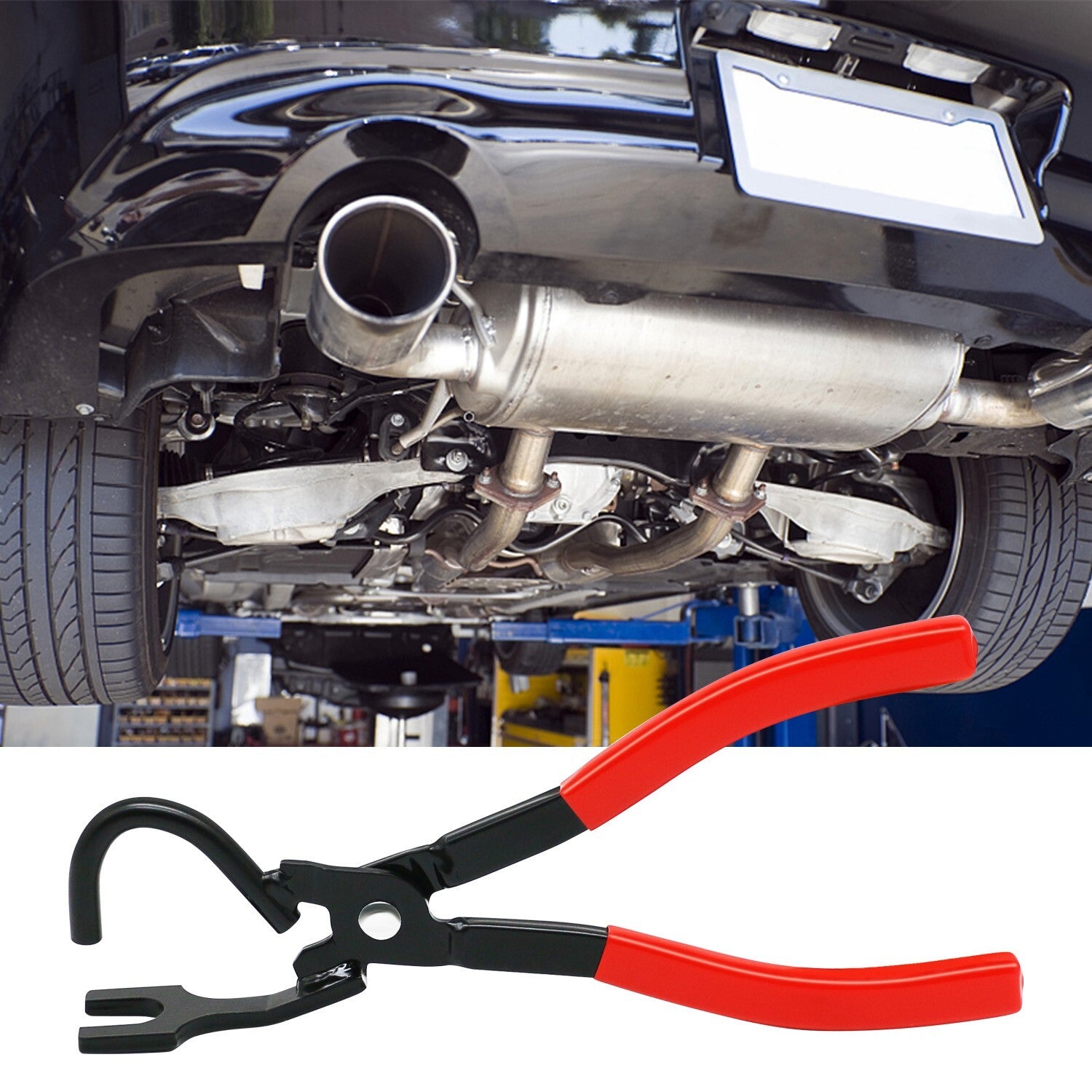 Exhaust Hanger Removal Pliers Grommets Removal Tool Muffler Rubber Hanger Pliers