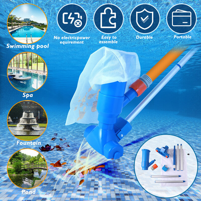 All-in-One Pool Vacuum Head Cleaner – Spa Cleaning Kit & Accessories