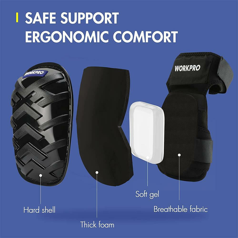 Gel Knee Pads with Anti-Slip Straps Professional Knee Pads for Work