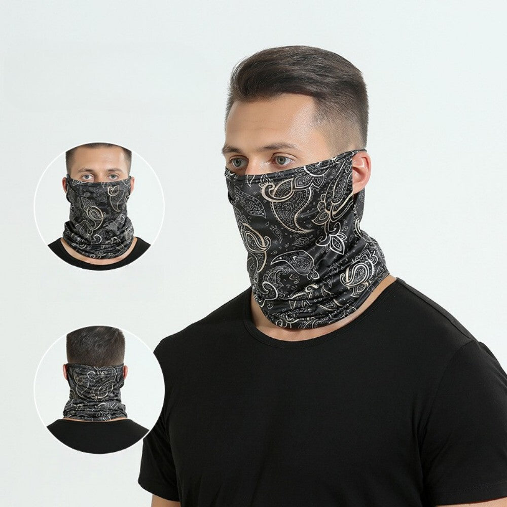 6 PCS UV Protection Cooling Neck Gaiter Face Mask Scarf Windproof Bandana Cover