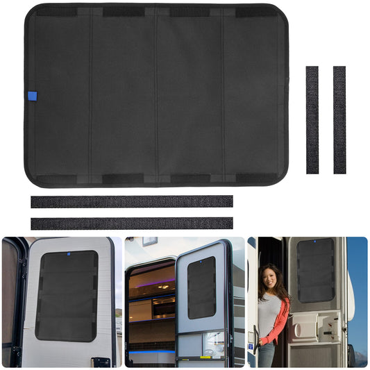 16X25" Foldable RV Vent Cover Blackout Skylight Shade UV Block & Waterproof