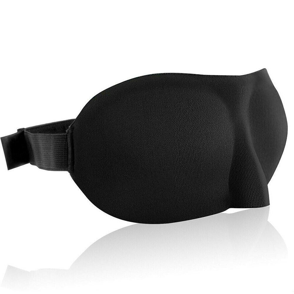 NEW 3D Sleeping Eye Mask for Men Women Soft Pad Blindfold Cover Travel Sleep USA