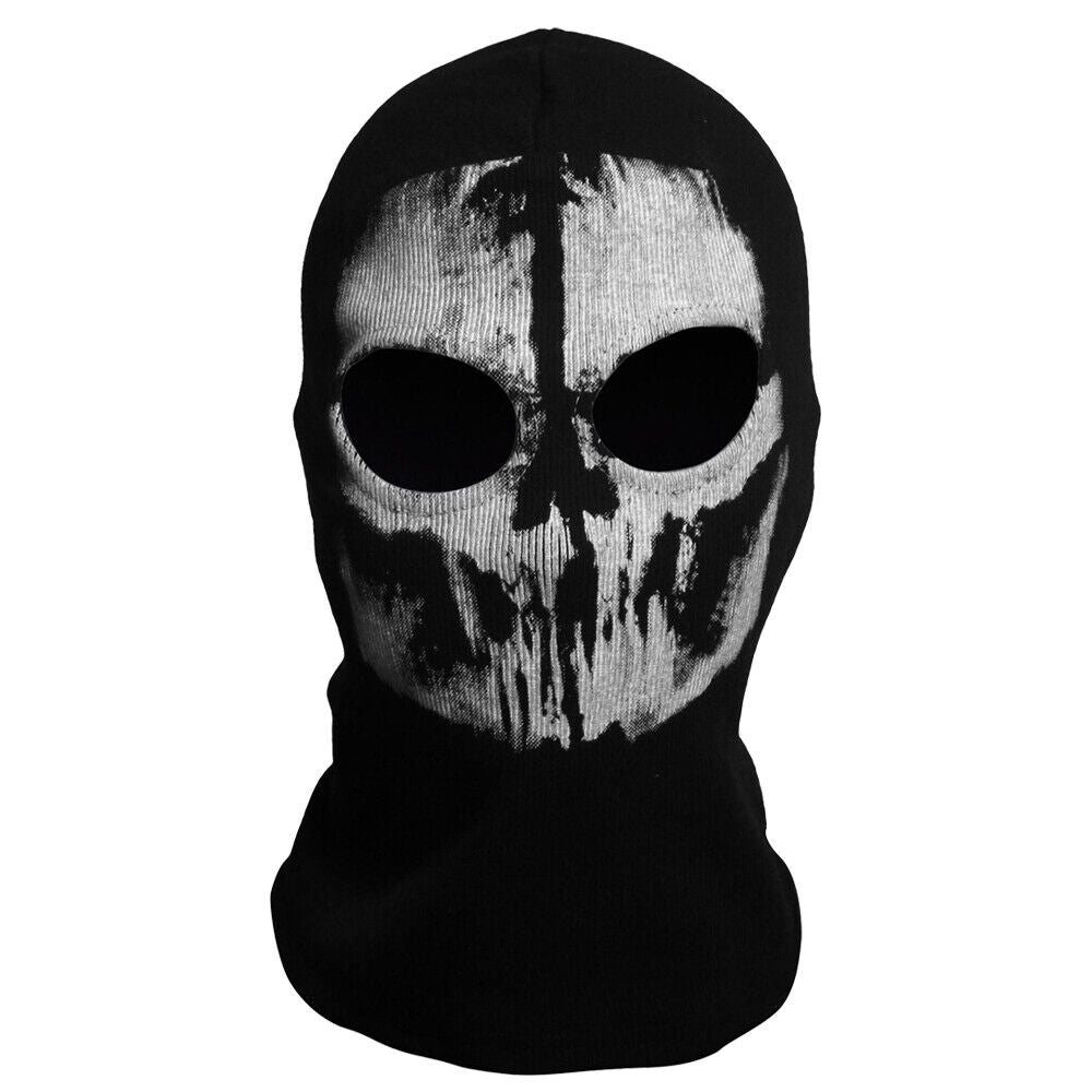 Motorcycle Game Balaclava Hood Ghost Skull Full Face Cover CS Halloween Mask