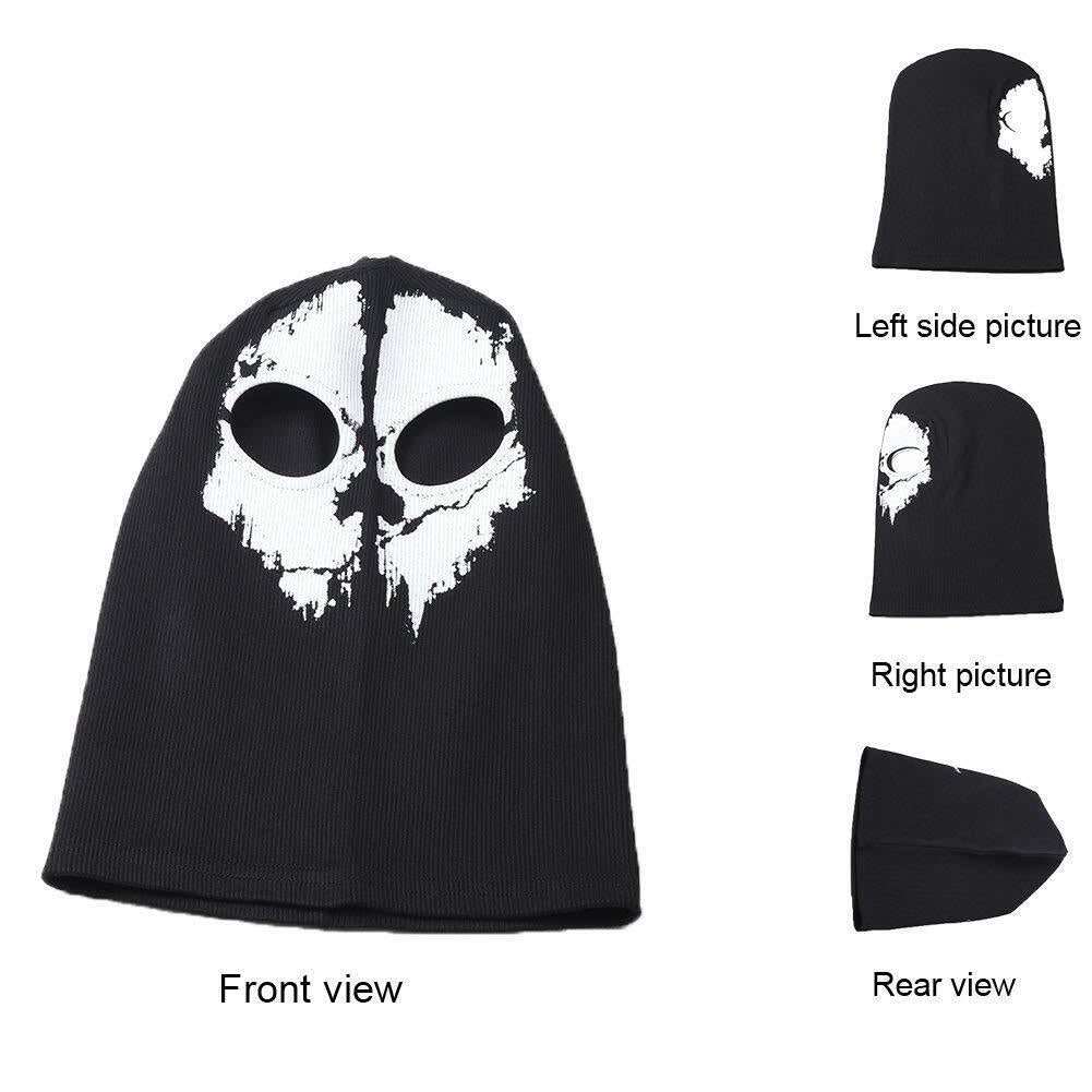 Motorcycle Game Balaclava Hood Ghost Skull Full Face Cover CS Halloween Mask