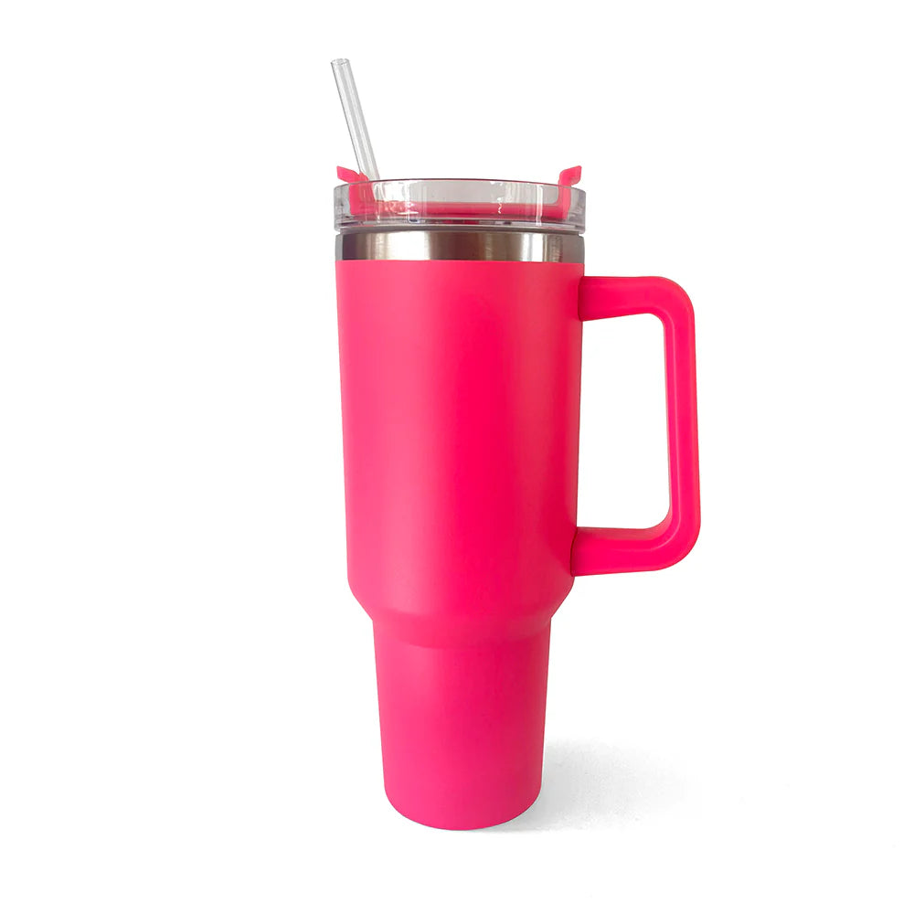 40 Oz Tumbler Stainless Steel Vacuum Insulated Tumbler with Lid and Straw Gift