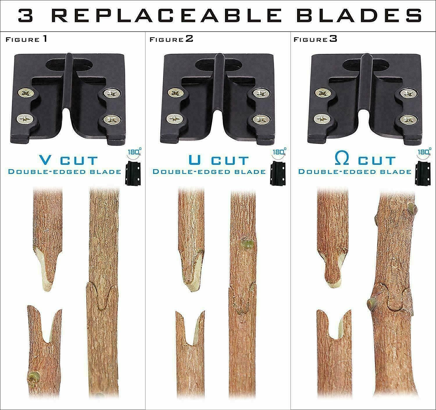 Garden Tree Grafting Knife Pruning Pruner Shears Snip Scissors Cutting Tool Kit