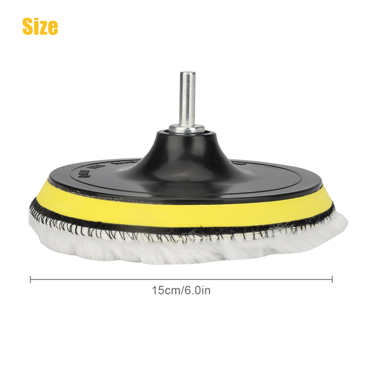 5X 6" Car Polishing Pads Buffing Wool Wheel Mop Kit Bonnet Buffer Pad Polisher