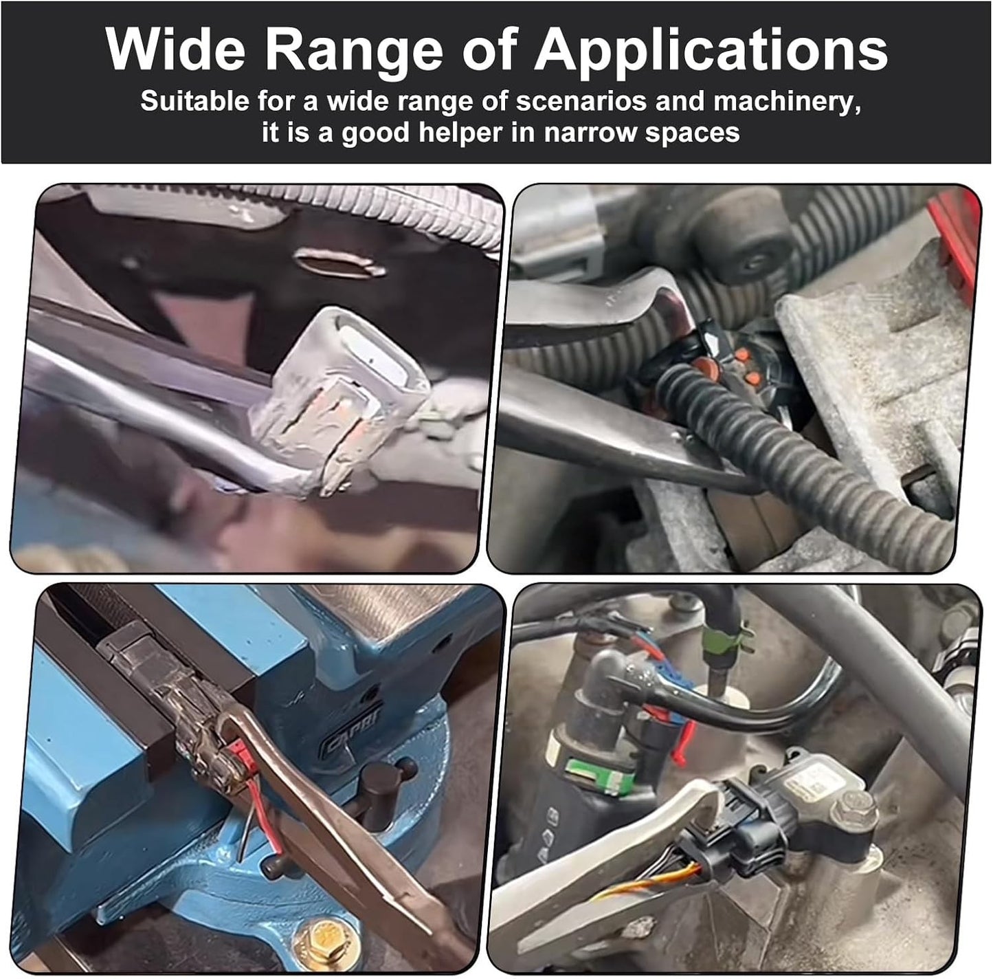 3Pc Electrical Disconnect Pliers 60 Degree Electrical Connector Separator Wiring