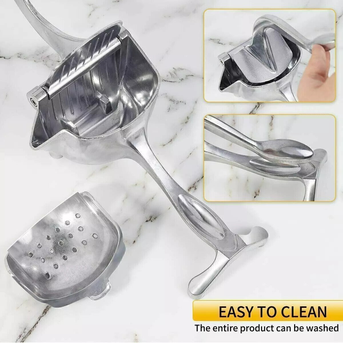 Heavy Duty Manual Fruit Juicer Premium Extractor Hand Press Lemon Squeezer US_