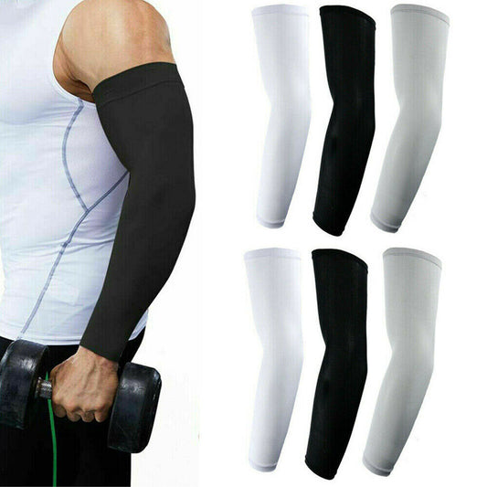 5 Pairs Cooling Arm Sleeves Cover UV Sun Protection Sports Outdoor for Men Women