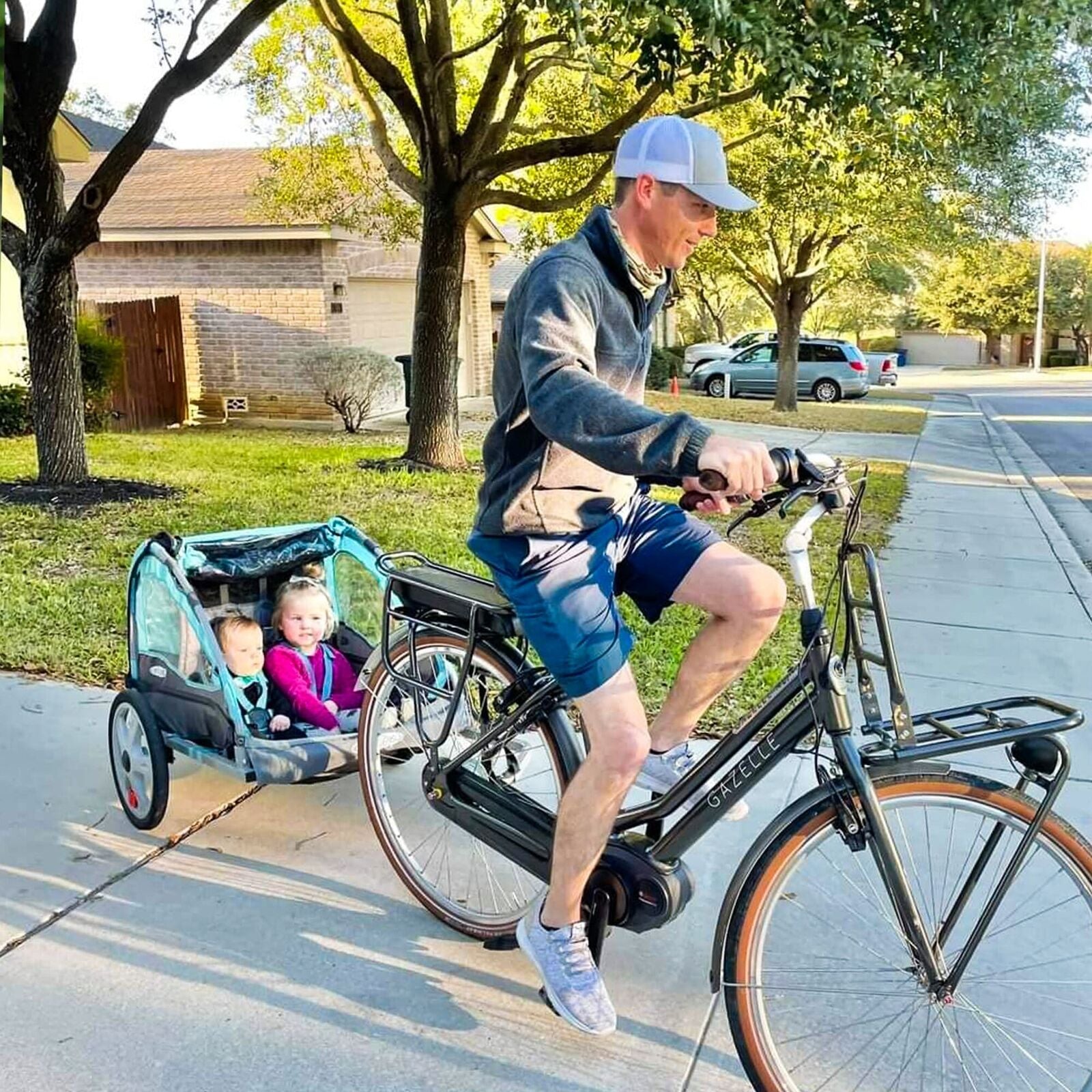 Bike Trailer Coupler Hitch Connector - Bicycle Attachment Adapter for Kid