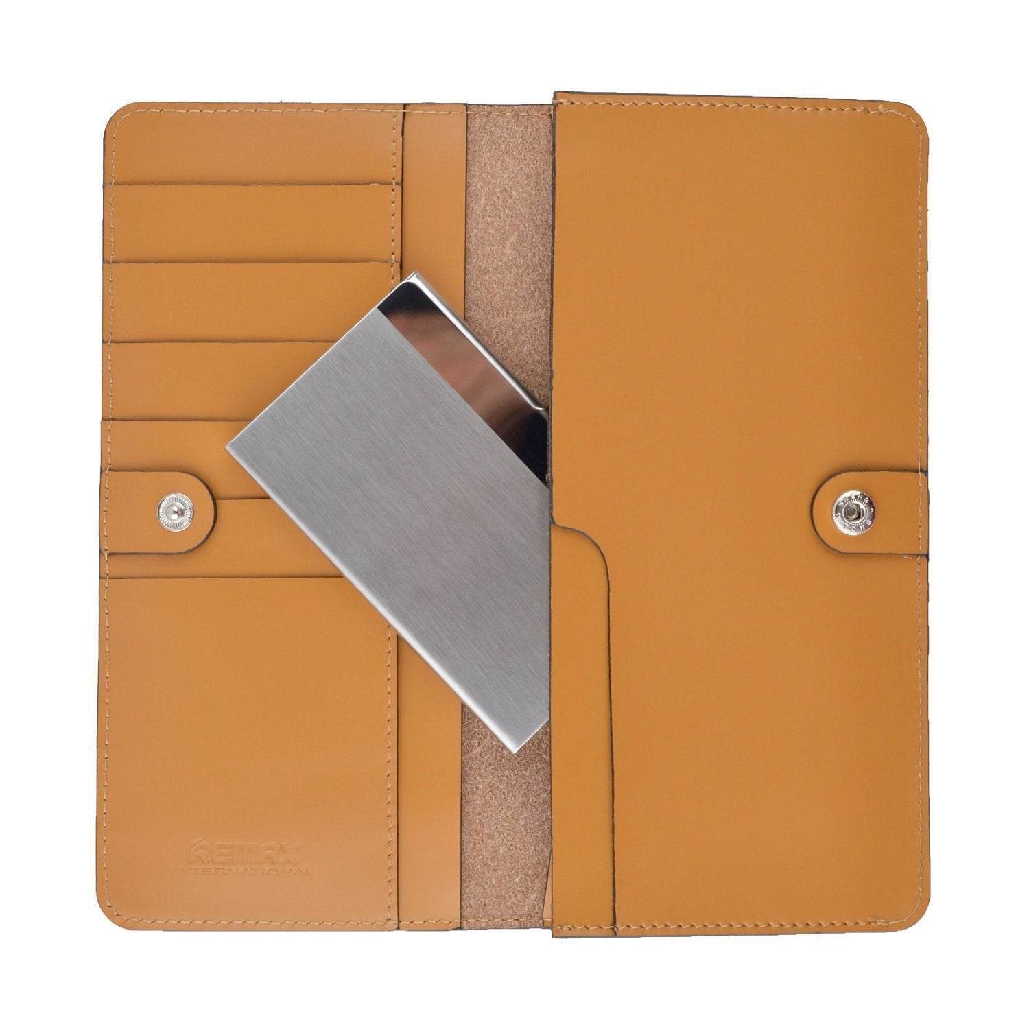 Stainless Steel Card Holder Case Pocket Metal Wallet for Business, ID, Credit