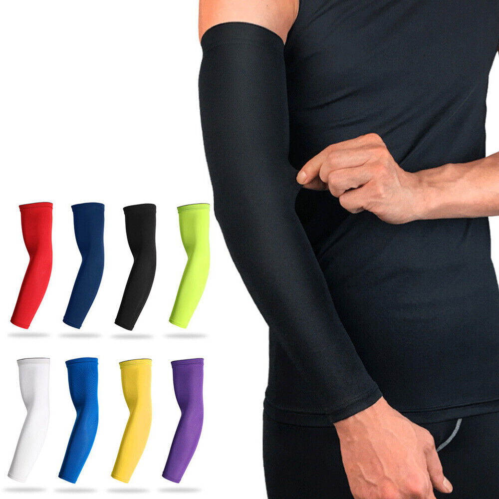 1PR Arm Sleeves UV Sun Protection Arm Cover Cuff for Men Women Outdoor Sport